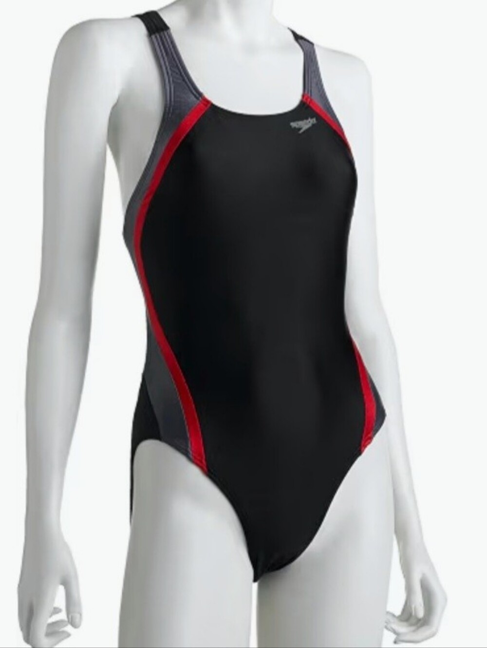 NWT. Size 4/30. Speedo Race Xtra Life Lycra Velocity Solid Splice Record Breaker